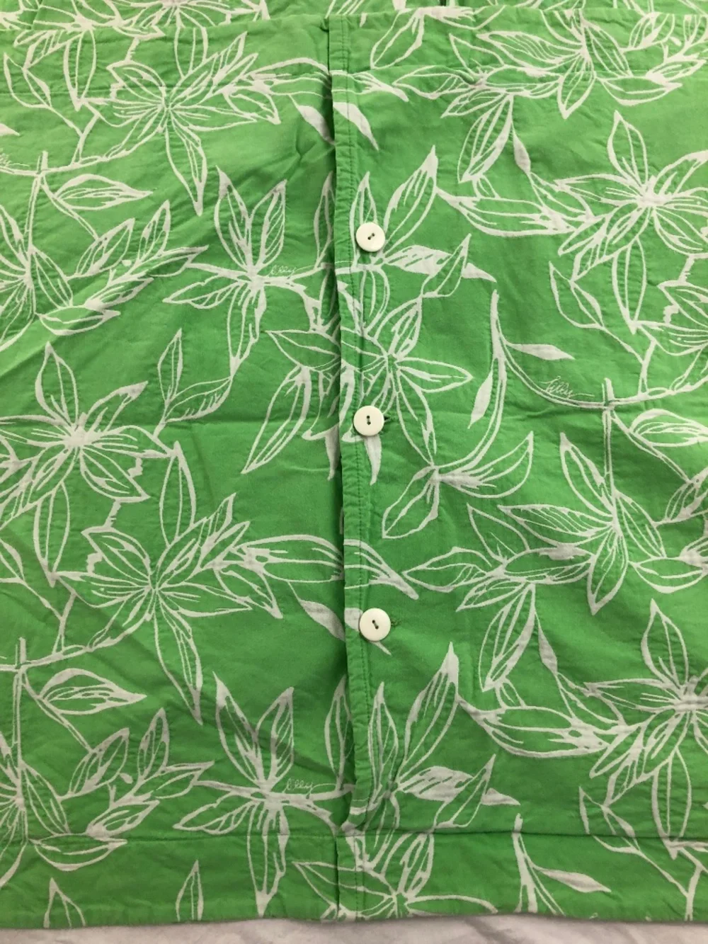 Lilly Pulitzer x Garnet Hill set of 2 standard shams cotton Leaf it to Me print
